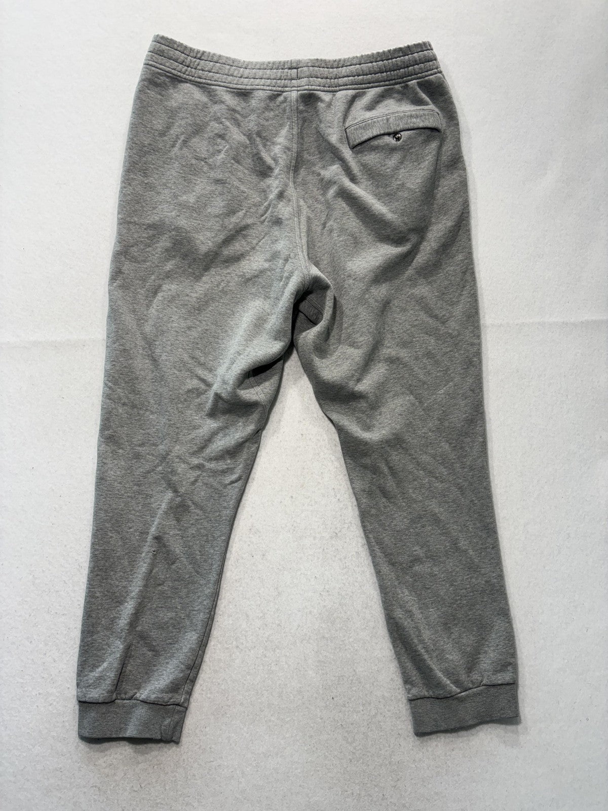 Nike Jogger Pants Mens XL Gray Fleece Elastic Waist Tapered Athletic Pockets