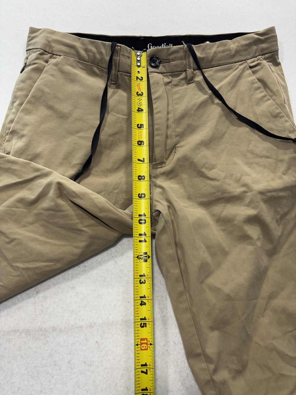 Goodfellow & Co Chino Pants Mens 30x32 Beige Hennepin Tech Slim Stretch Casual