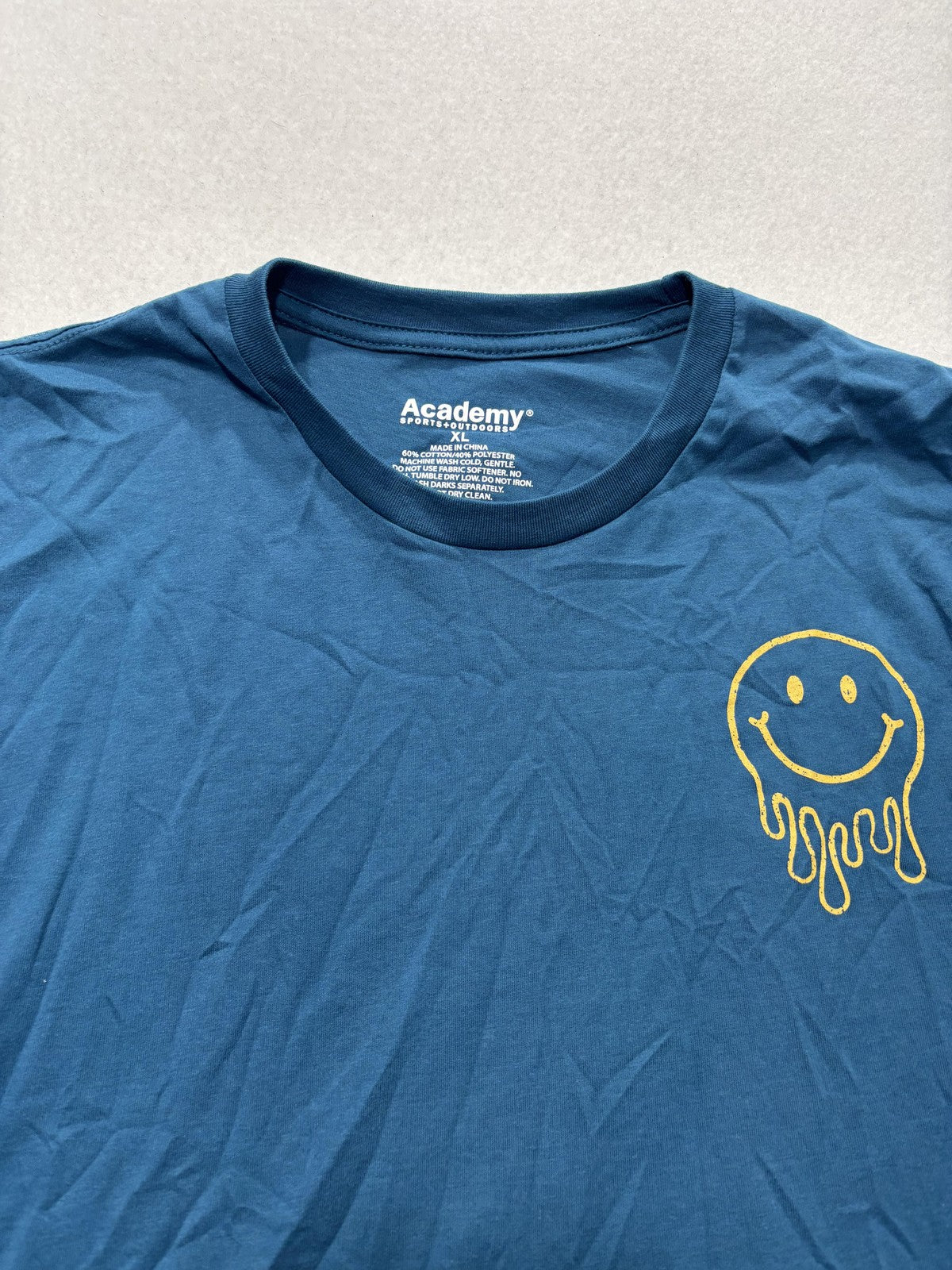 Academy Sports + Outdoors Shirt Womens XL Blue World's Most Okayest Mom Tee