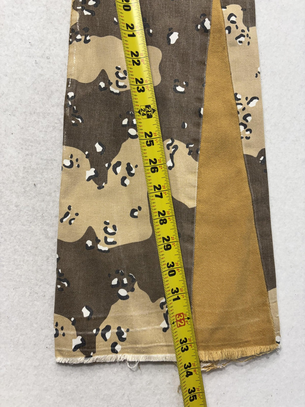 Rockstar Original Black Label Cargo Pants Mens 33x33 Brown Camo Flare Denim