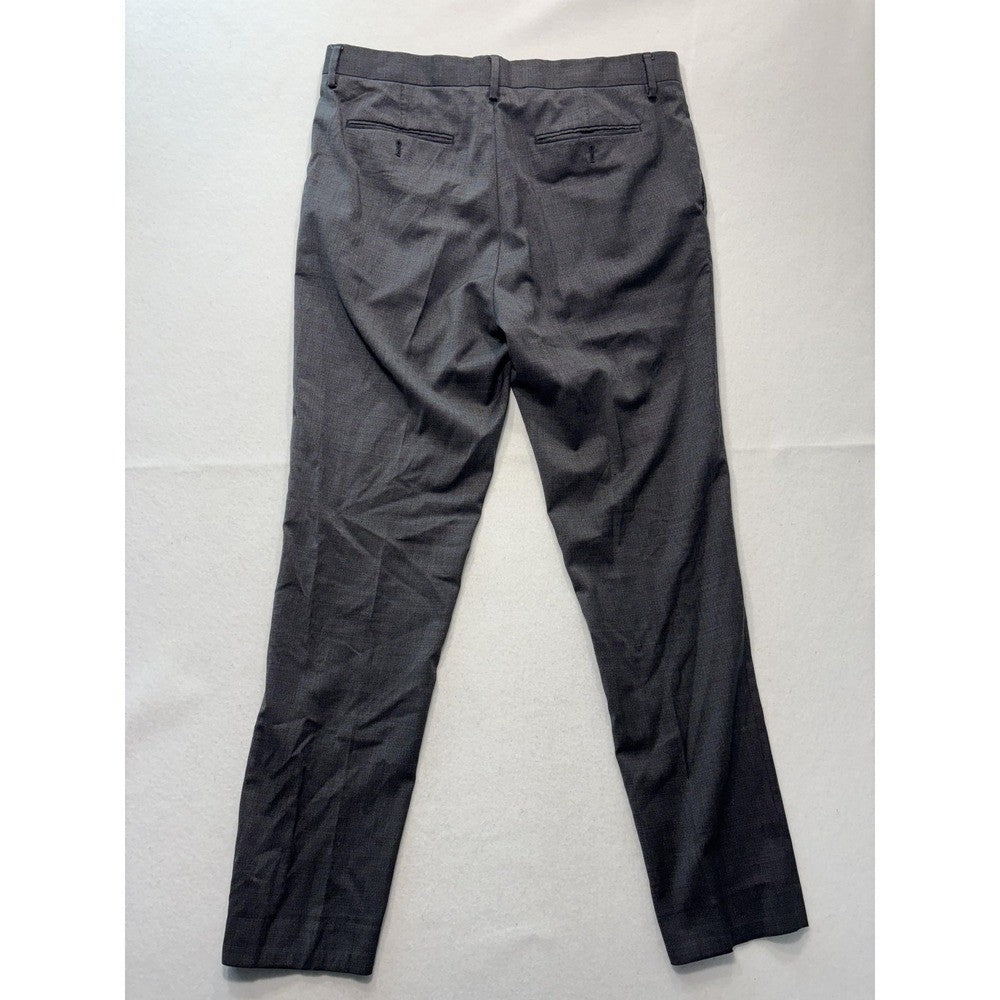 Banana Republic Dress Pants Mens 35x31 Gray Tailored Slim Fit Office Work