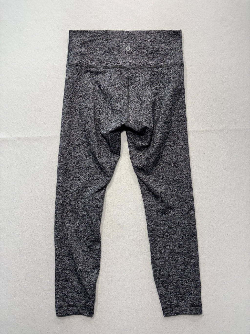 Lululemon Leggings Womens 10 Gray High Rise 25" Inseam Ankle Yoga Stretch Active