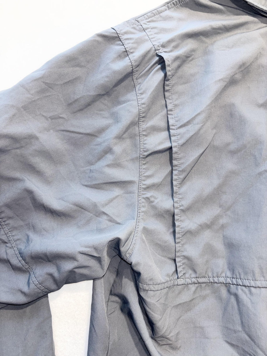 Columbia Shirt Mens Big 1X Gray Omni-Shade Sun Protection Fishing Lightweight
