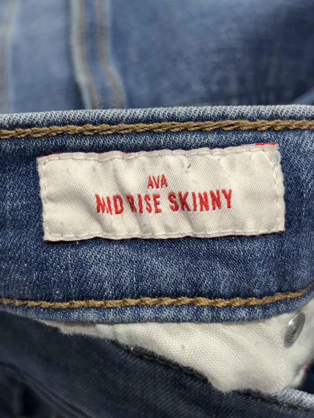 Lucky Brand Jeans Womens 10/30 Blue Medium Wash Ava Mid Rise Skinny 30x29