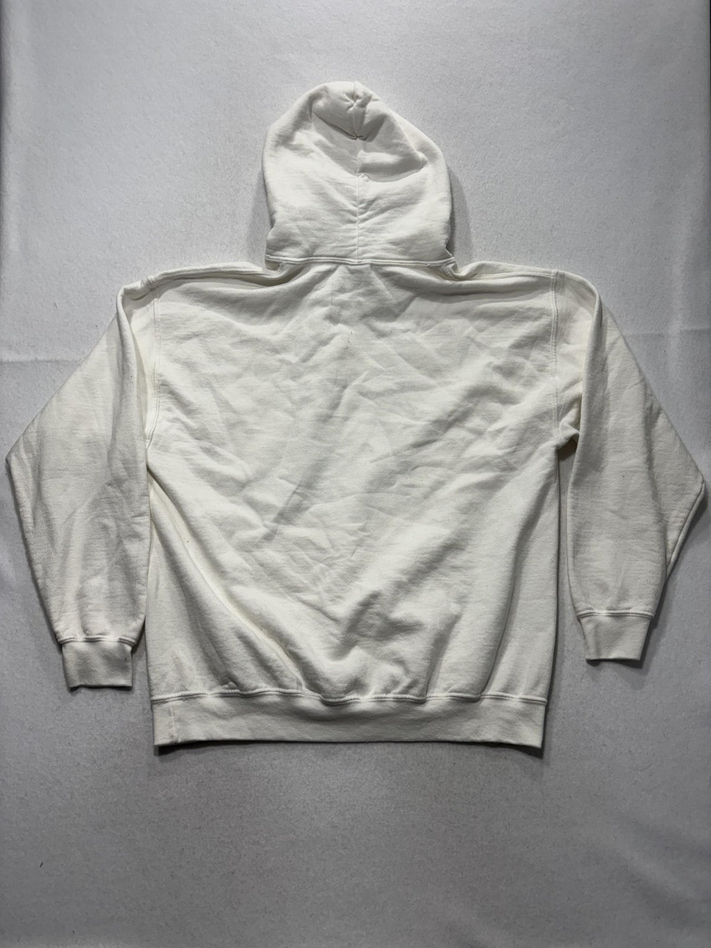 Gildan Hoodie Mens Large White El Dak Cowboy Graphic Fleece Pullover Football