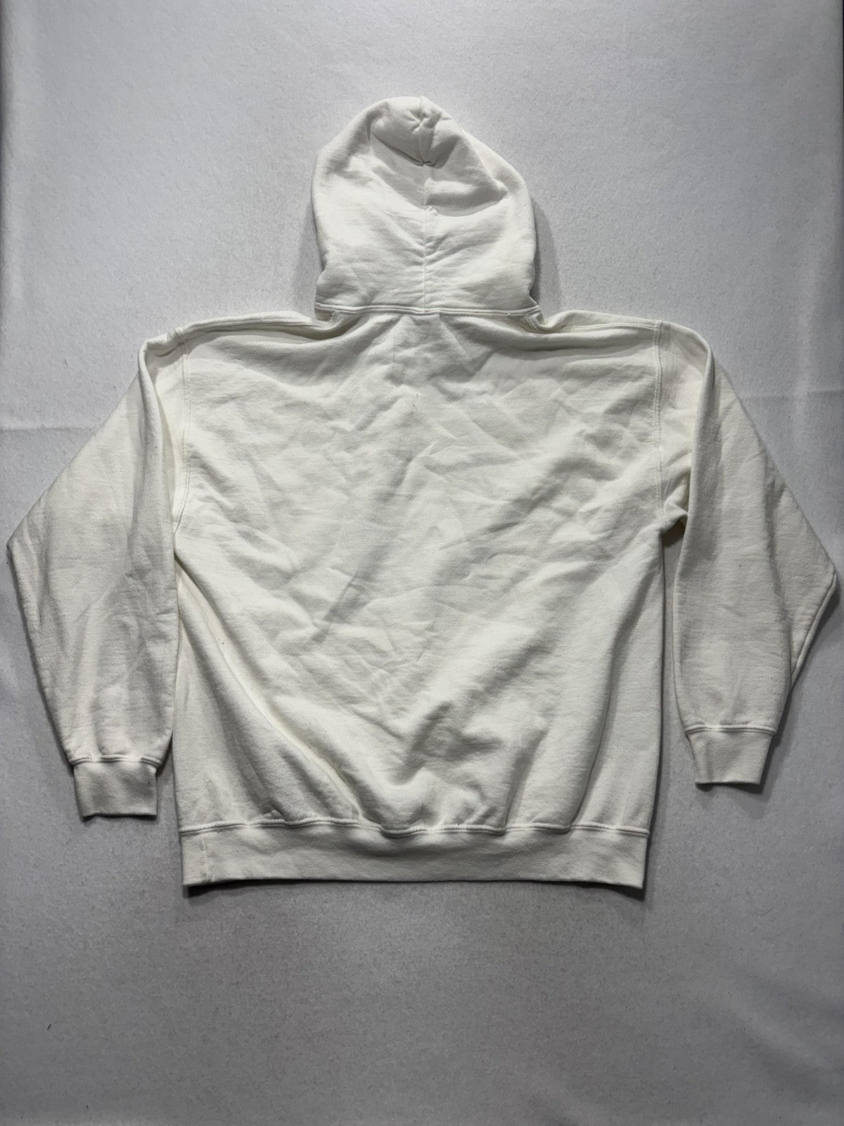 Gildan Hoodie Mens Large White El Dak Cowboy Graphic Fleece Pullover Football