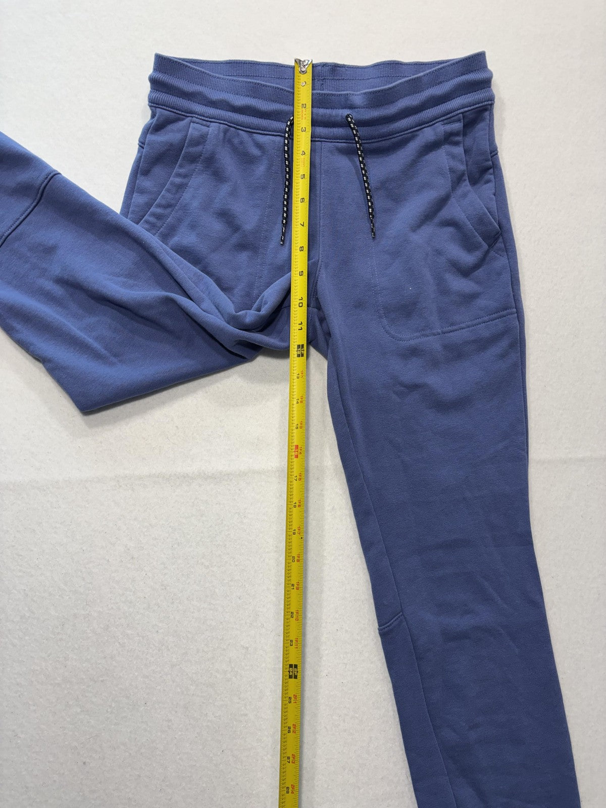 Columbia Jogger Pants Womens XS Blue Knit Elastic Waist Pocket Cuffed Lounge