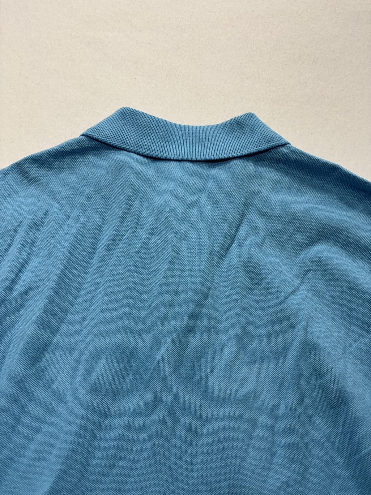 Lacoste Polo Shirt Mens 3XL Blue Classic Fit Pique Cotton Short Sleeve Logo