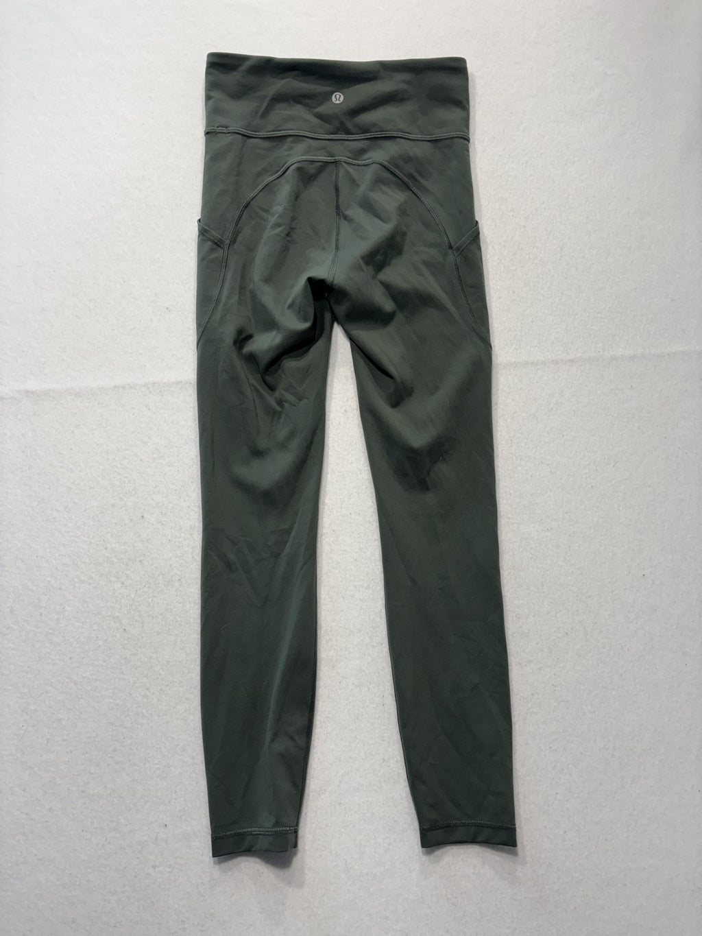 Lululemon Leggings Womens 4 Green High Rise Pocket Ankle Yoga Athletic