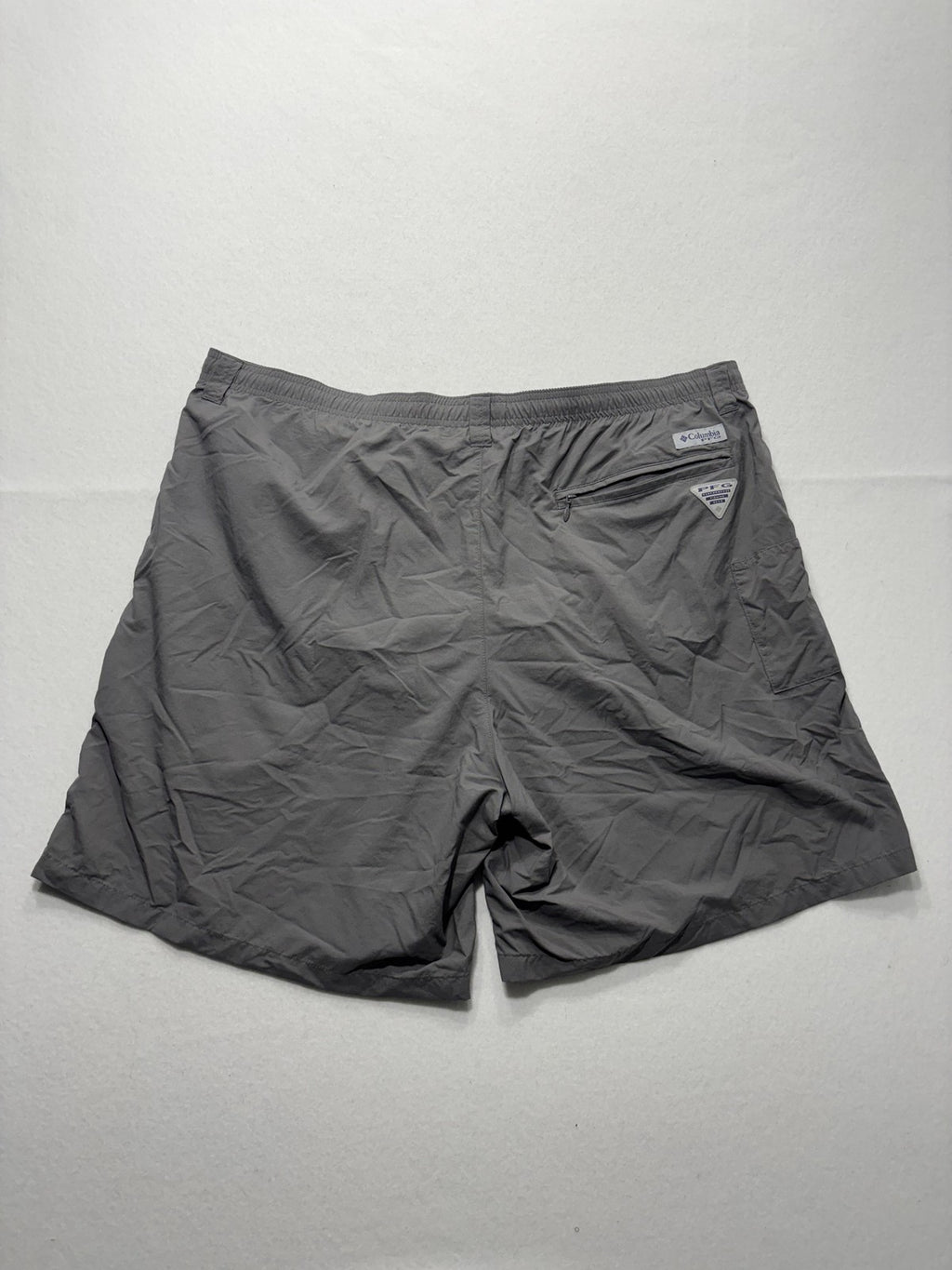 Columbia PFG Omni-Shade Swim Shorts Mens Big 1X Gray Fishing Quick Dry Lined