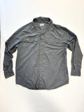 Columbia Shirt Mens Big 1X Gray Omni-Shade Sun Protection Fishing Lightweight