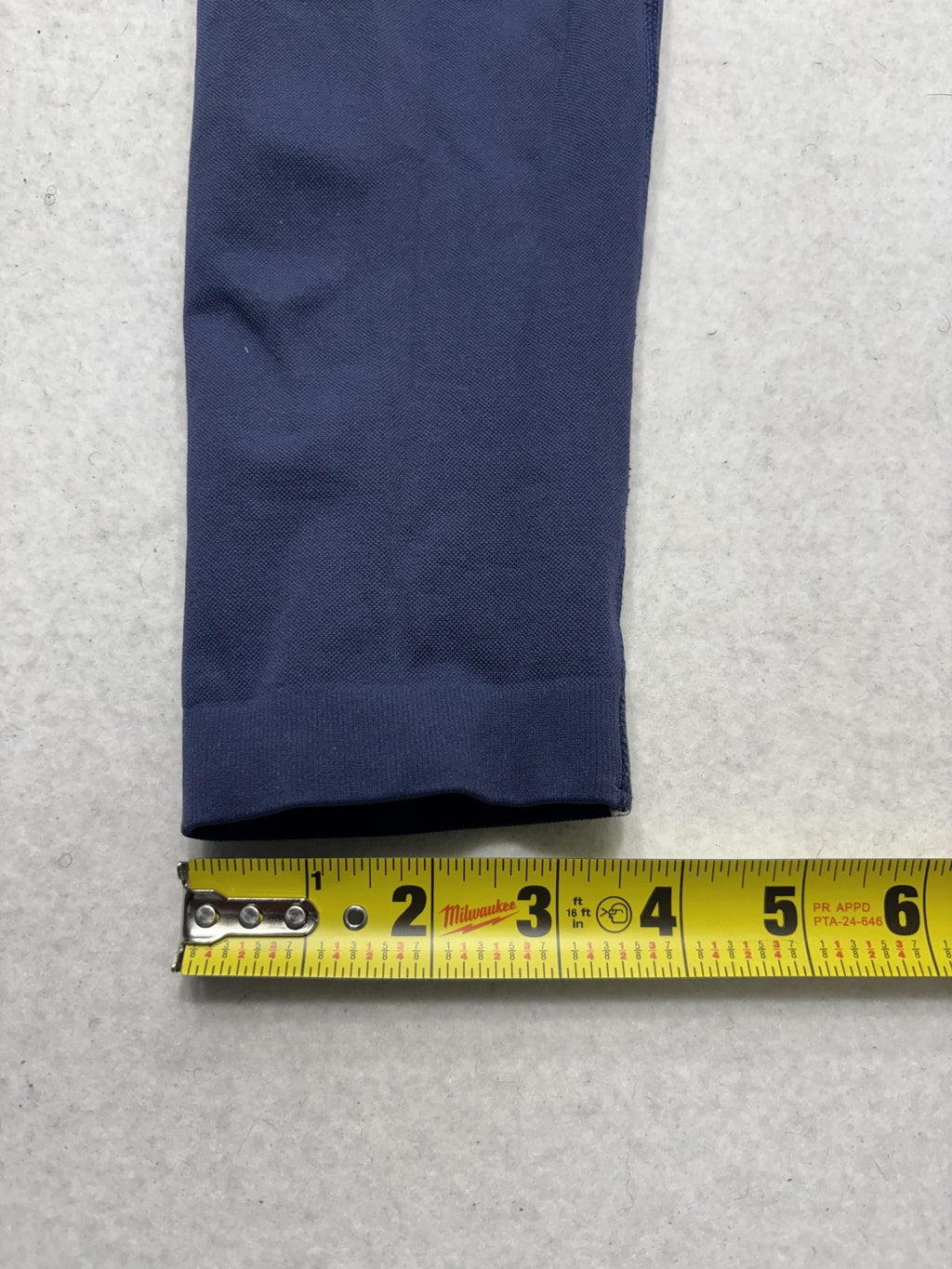 Leggings Womens Medium Blue High Rise 24.5" Inseam Ankle Stretch Yoga Athletic