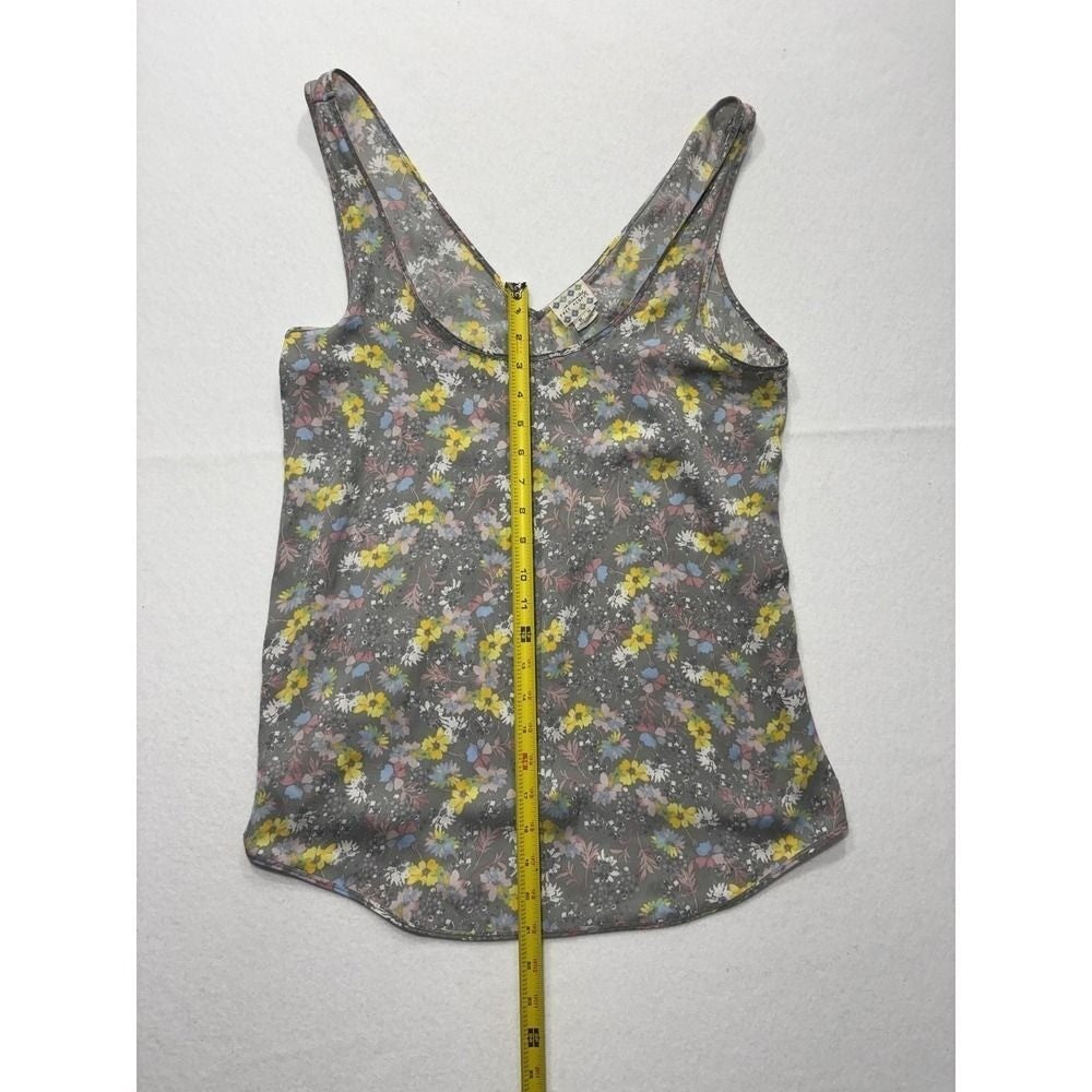 Free People Intimately Floral Camisole Tank Top Gray Ditsy Print Womens Medium