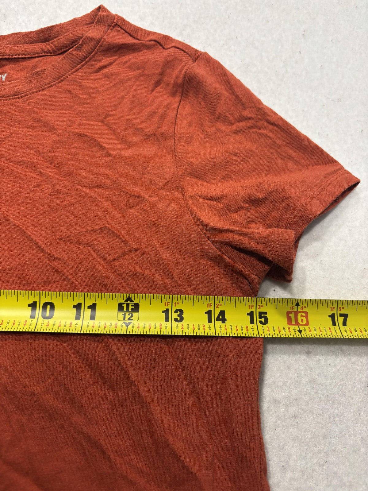 Old Navy Bestee Shirt Womens Small Orange Crew Neck Short Sleeve Tee Casual