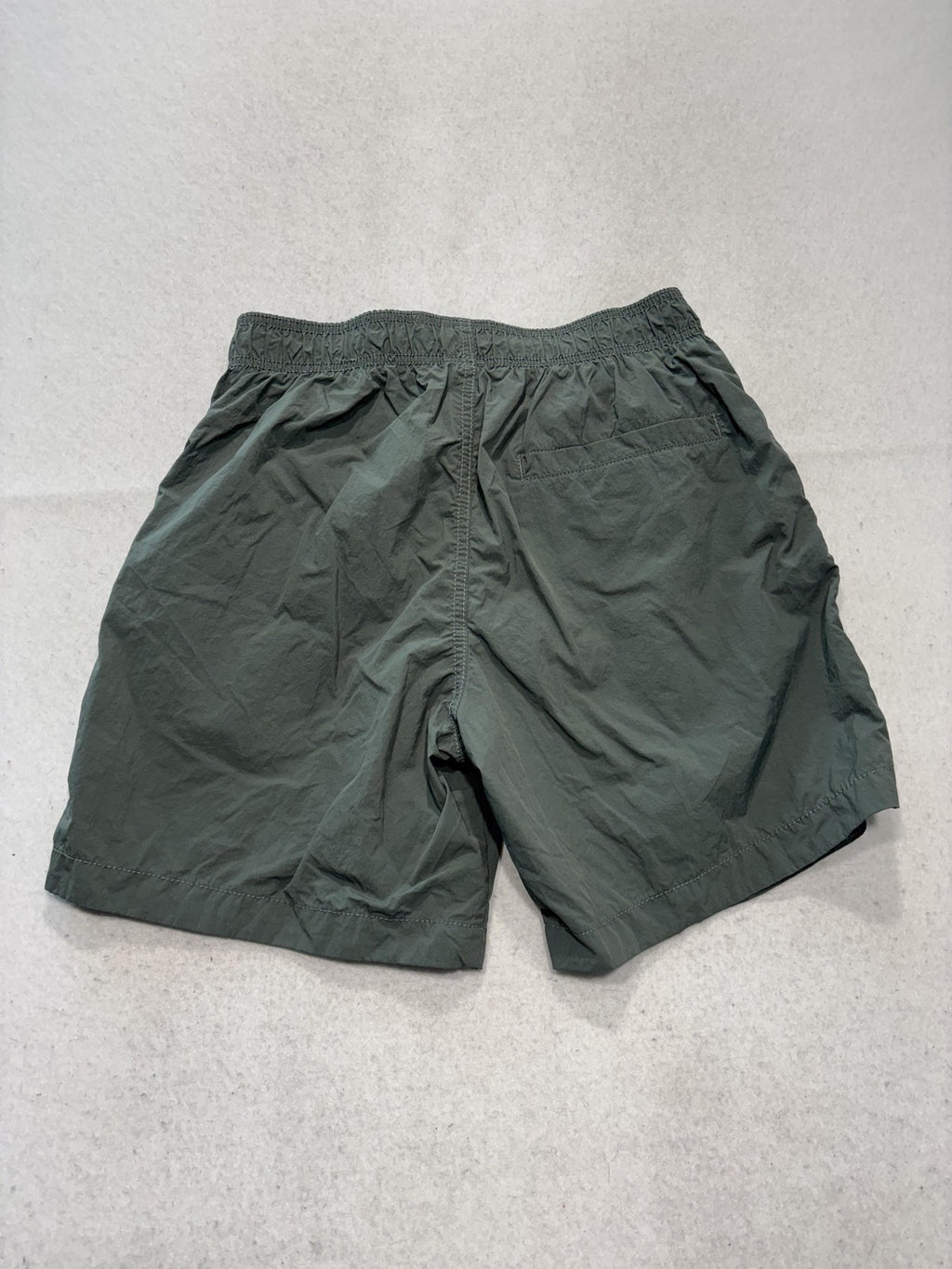 H&M Swim Shorts Mens Small Green Elastic Waist Mesh Lined Quick Dry Pockets