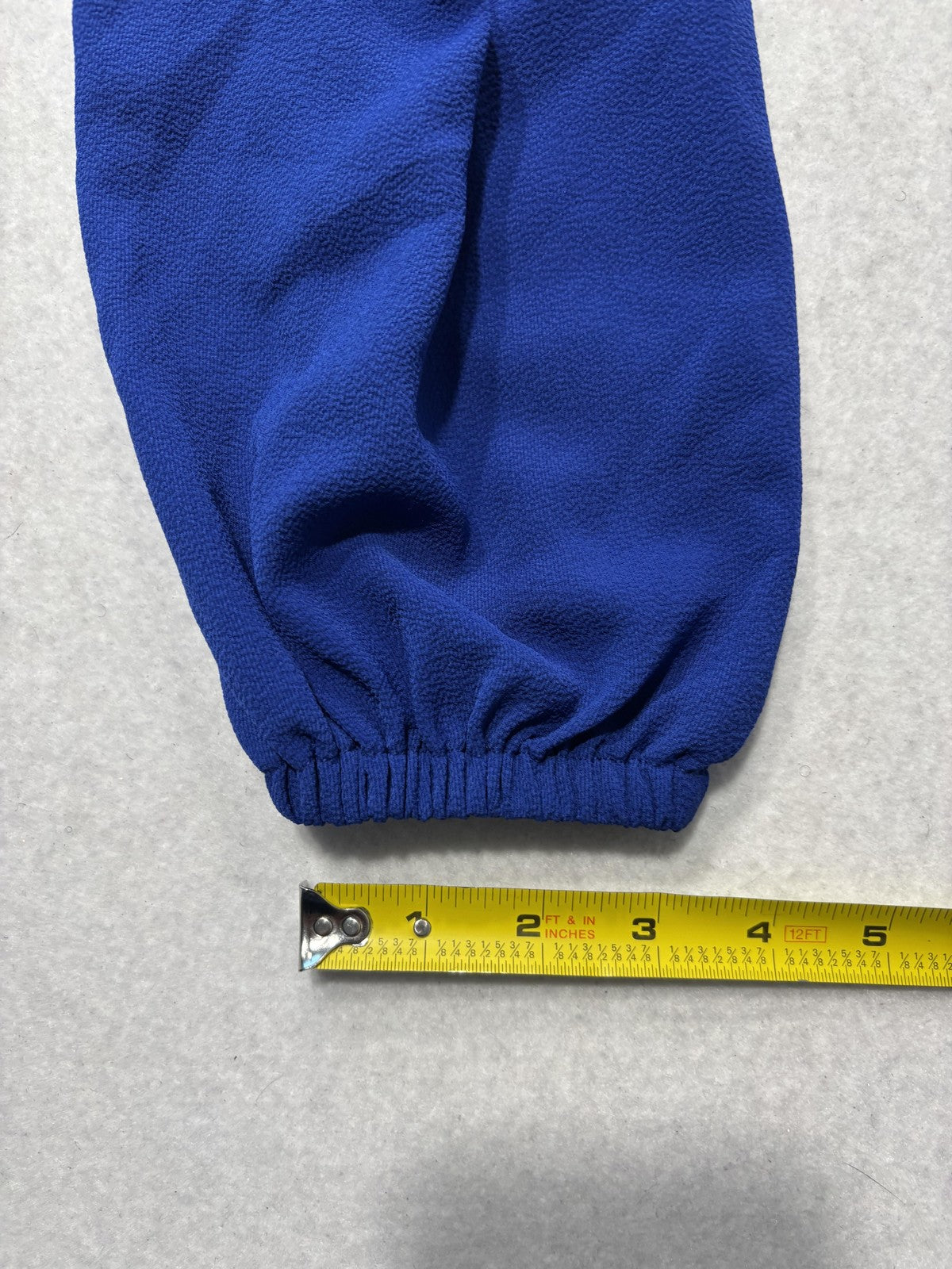 Michael Kors Blouse Womens Large Blue Off Shoulder Tie Tunic Balloon Sleeve Top