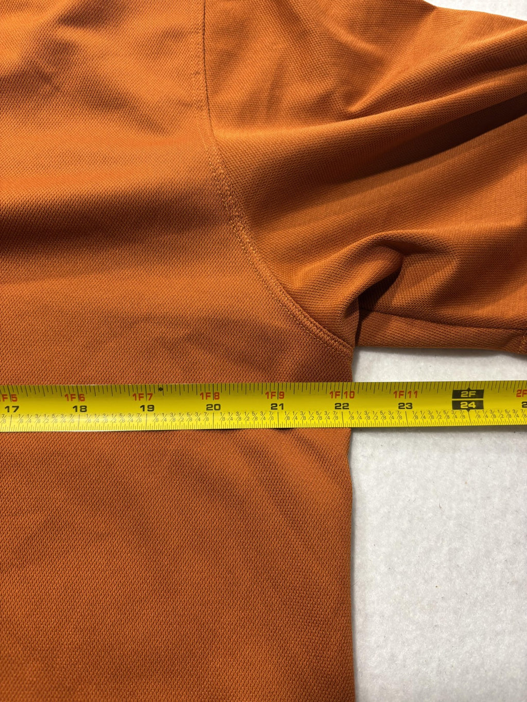 Nike Dri-FIT Golf Polo Shirt Mens Large Orange ETX Logo Short Sleeve Performance