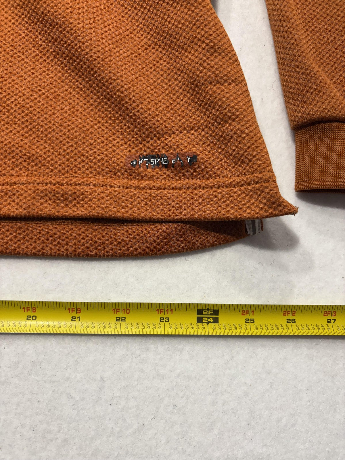 Texas Longhorns Polo Shirt Mens XL NCAA Football Nike Sphere Dry Long Sleeve