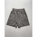AG Sweat Shorts Womens Small Gray Embroidered Floral Knit Casual Elastic Waist