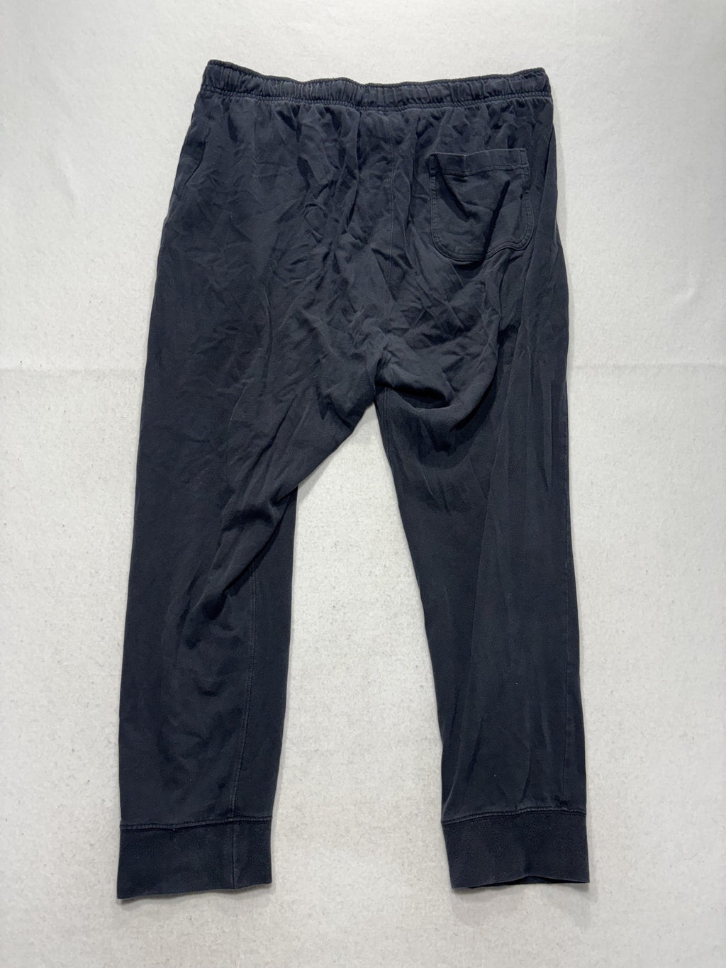 Nike Jogger Pants Mens XL Black Cotton Elastic Waist Tapered Athletic Pockets