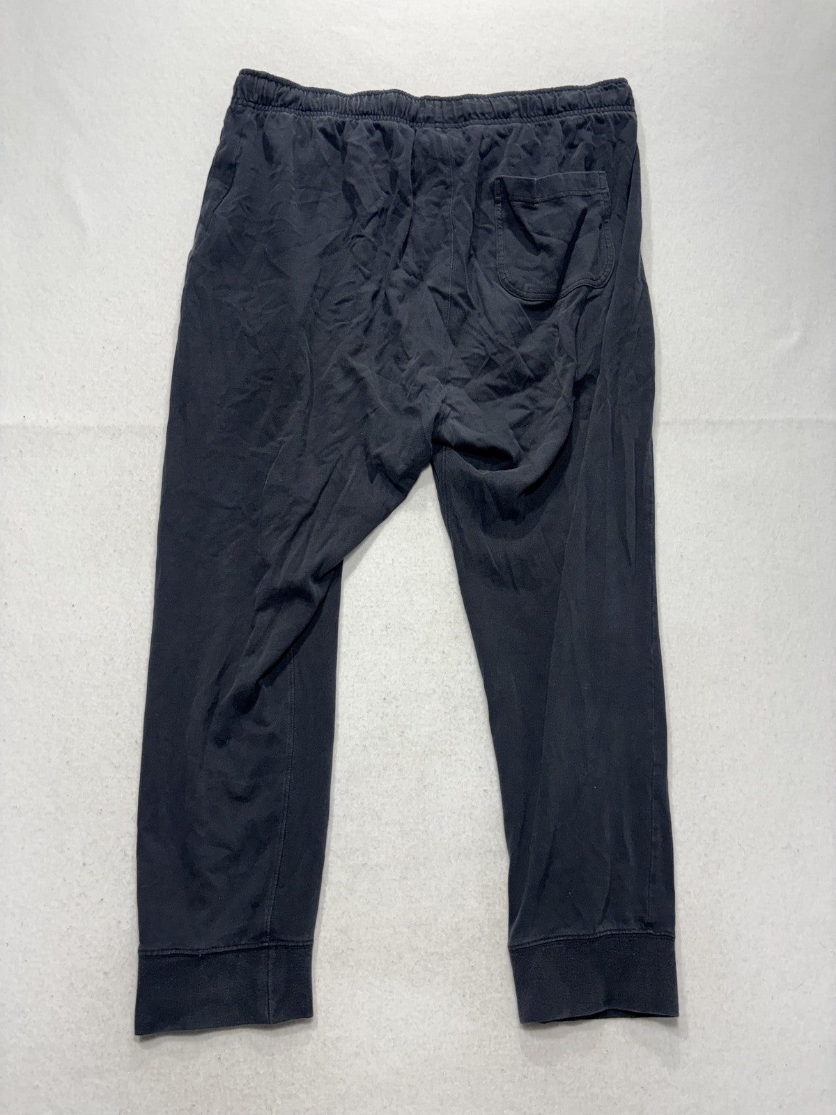 Nike Jogger Pants Mens XL Black Cotton Elastic Waist Tapered Athletic Pockets