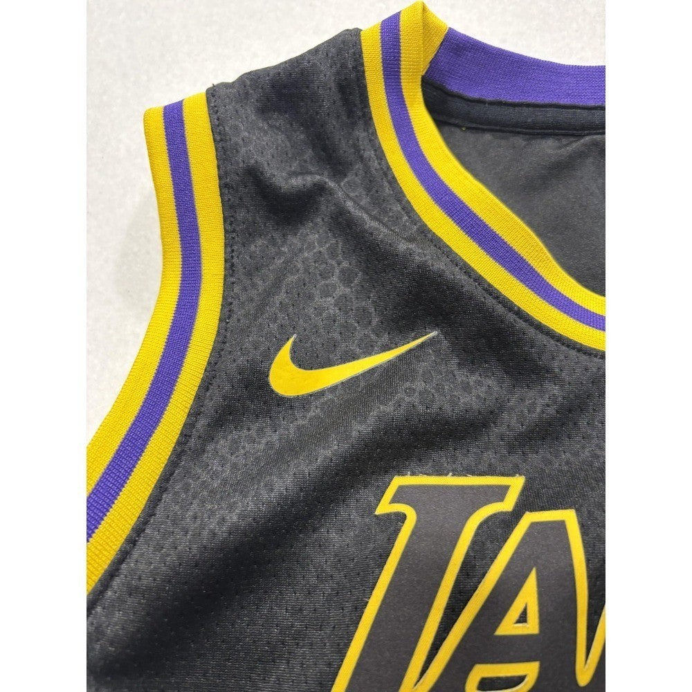 Los Angeles Lakers Jersey Boys Large Black NBA Basketball Nike LeBron James 23