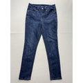 Seven7 Jeans Womens 16 Blue Medium Wash Mid Rise Straight Stretch 34x31
