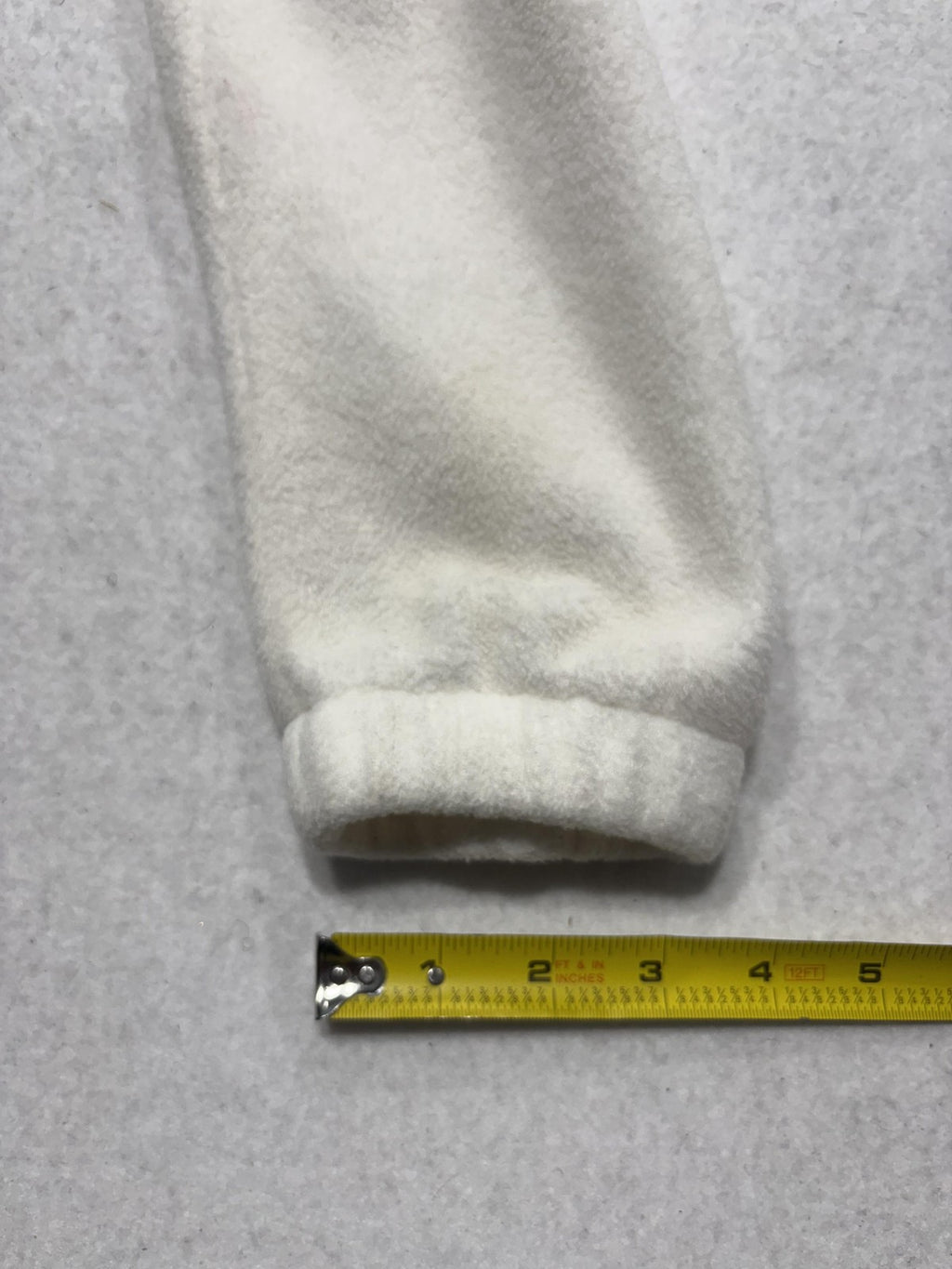 Columbia Jacket Womens S White Fleece Full Zip Stand Collar Pockets Soft Outdoor