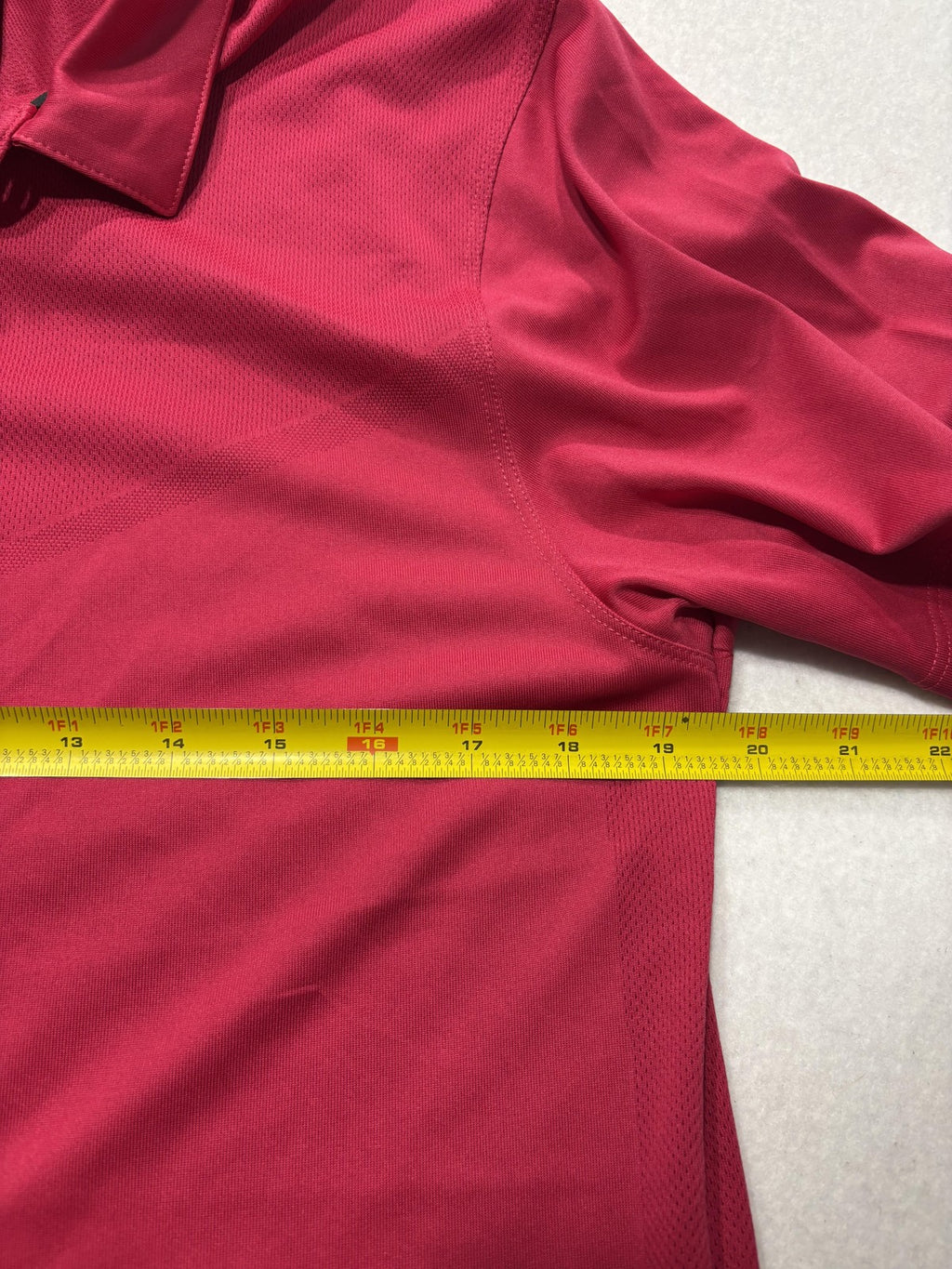 Nike Golf Dri-FIT Polo Shirt Mens Small Pink Tour Performance Short Sleeve Golf