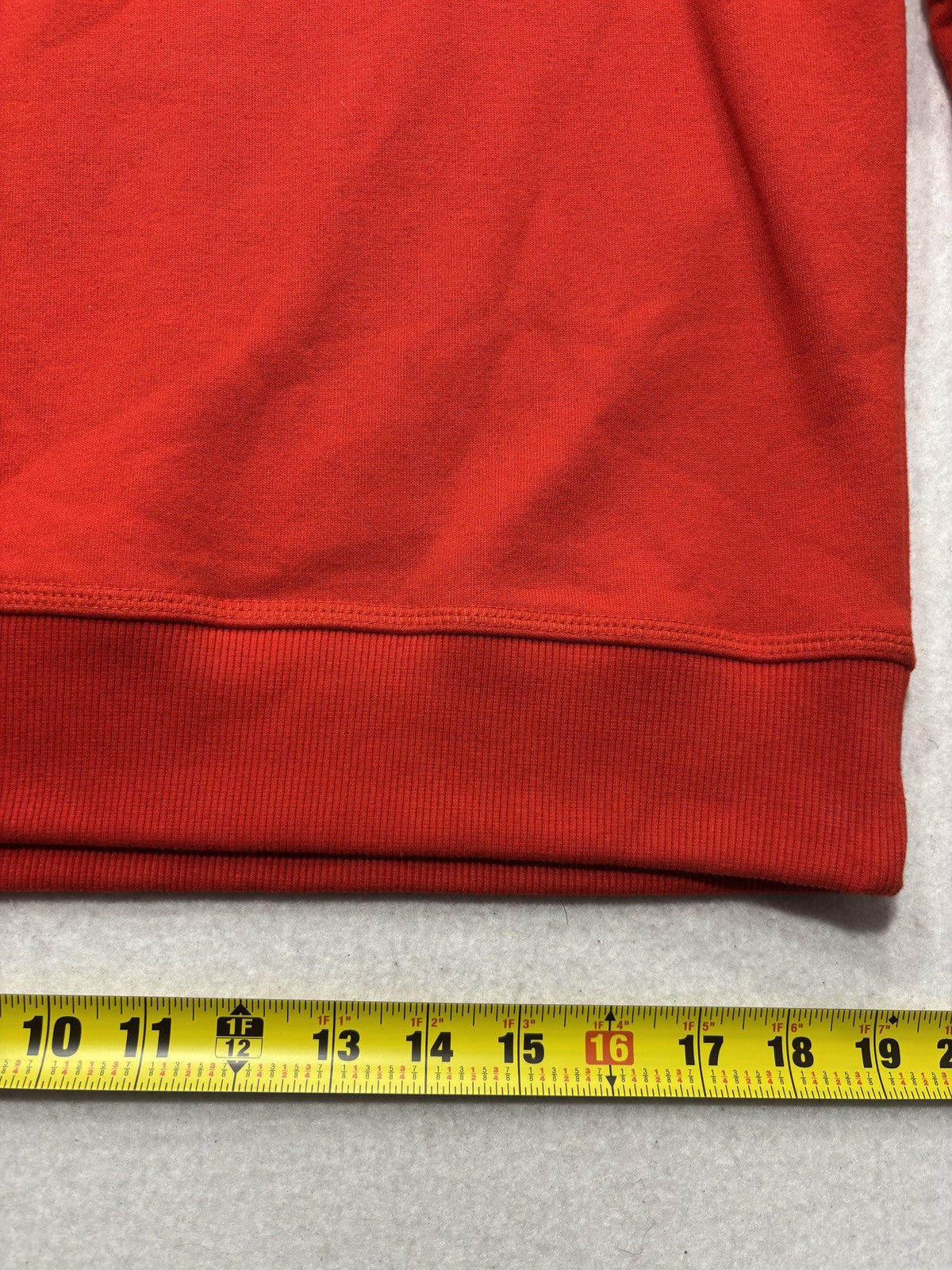 Hustle Gang Sweatshirt Mens XL Red Fleece Crew Neck Hustle Logo Pullover Hip Hop