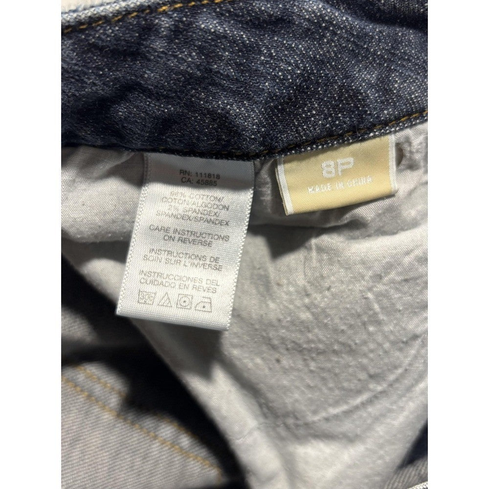 Michael Kors Jeans Womens 8P Blue Medium Wash Mid Rise Bootcut Stretch 30x30