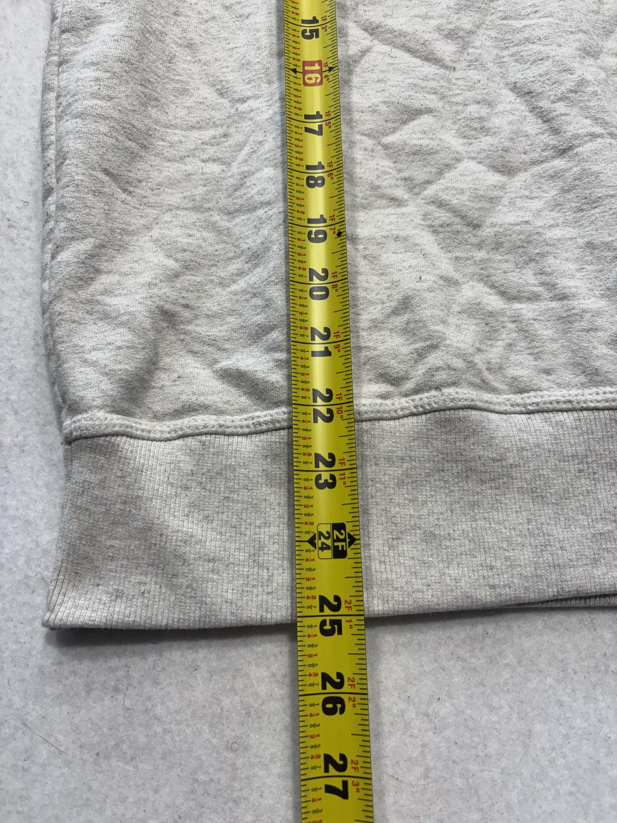 Champion Sweatshirt Mens Small Gray Fleece Crew Neck Logo Pullover GF88H K74