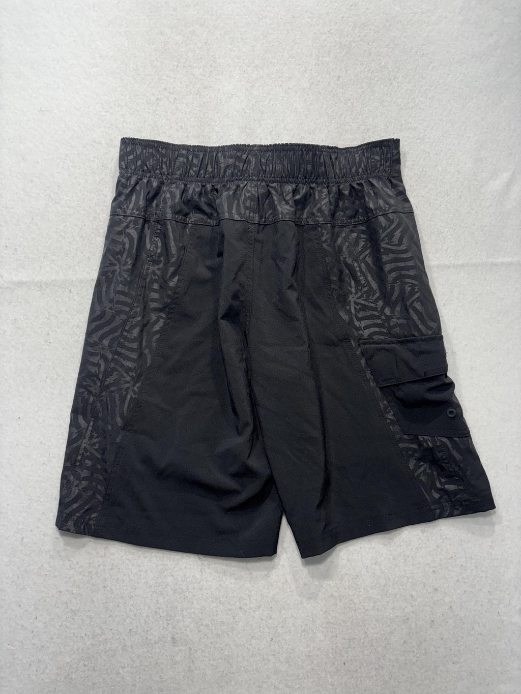 Ocean Current Swim Shorts Mens Medium Black Animal Print Quick Dry Mesh Lined