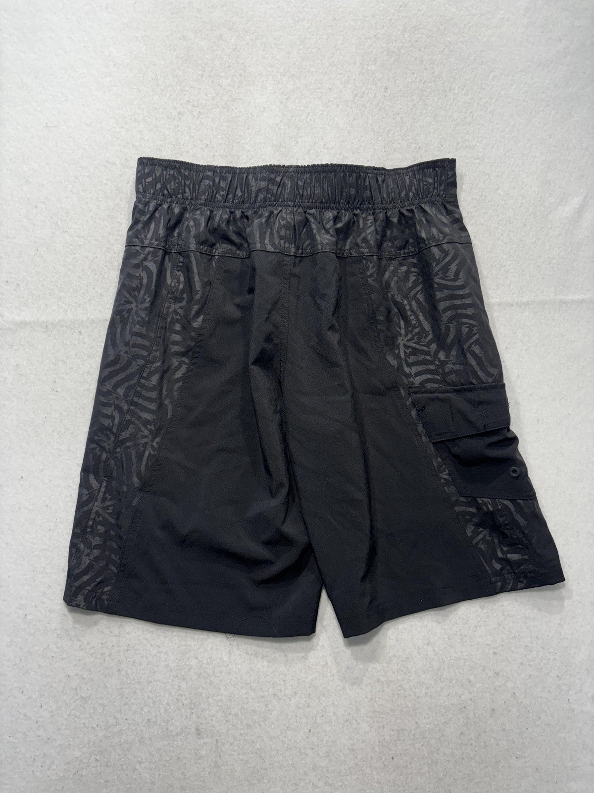 Ocean Current Swim Shorts Mens Medium Black Animal Print Quick Dry Mesh Lined