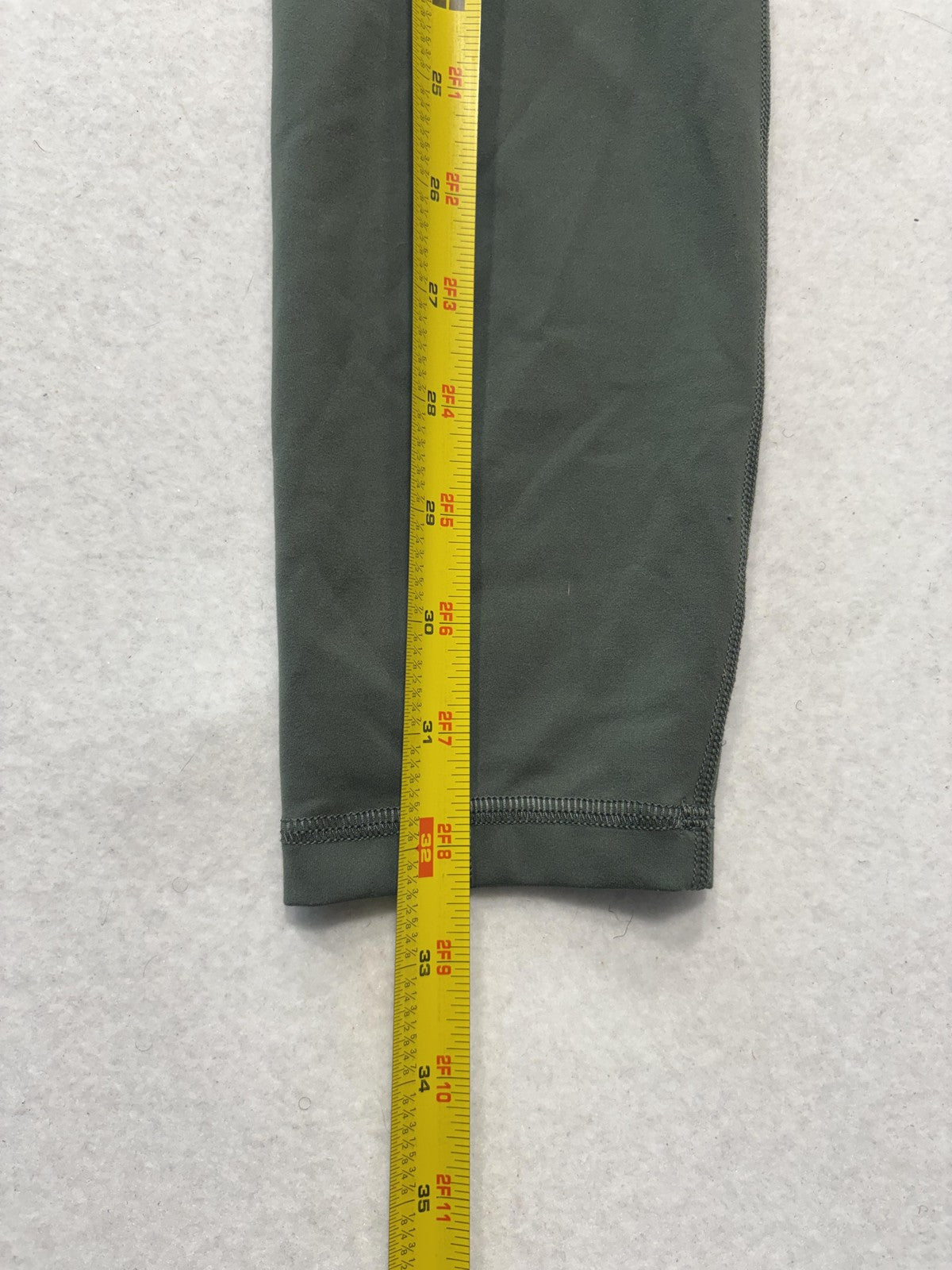 Lululemon Leggings Womens 4 Green High Rise Pocket Ankle Yoga Athletic