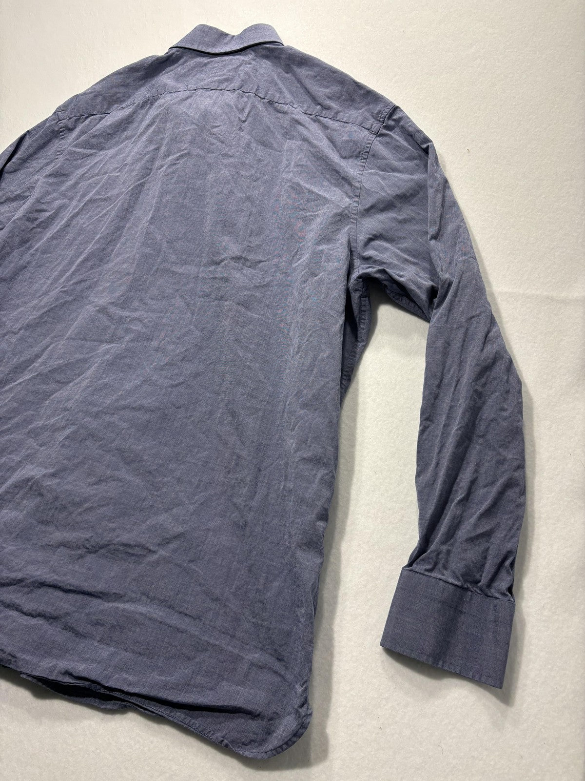 Banana Republic Dress Shirt Mens XL Blue Striped Long Sleeve Button Up Slim