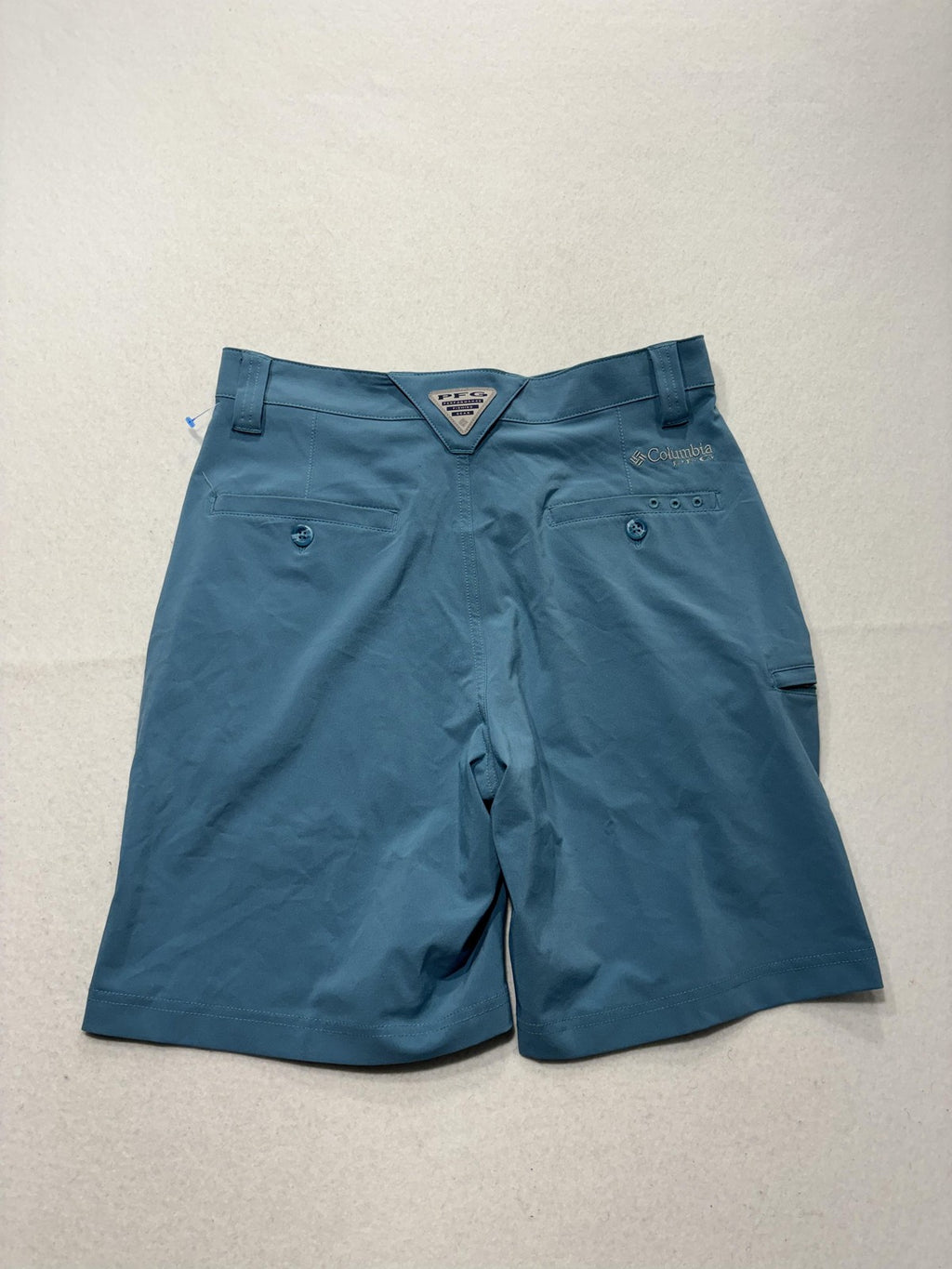 Columbia PFG Grander Marlin Shorts Mens 28 Blue 8" Inseam Omni-Shade Fishing