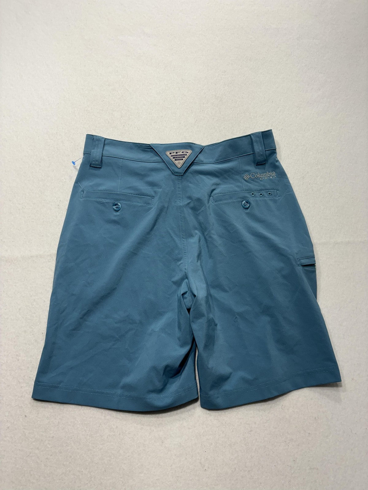 Columbia PFG Grander Marlin Shorts Mens 28 Blue 8" Inseam Omni-Shade Fishing