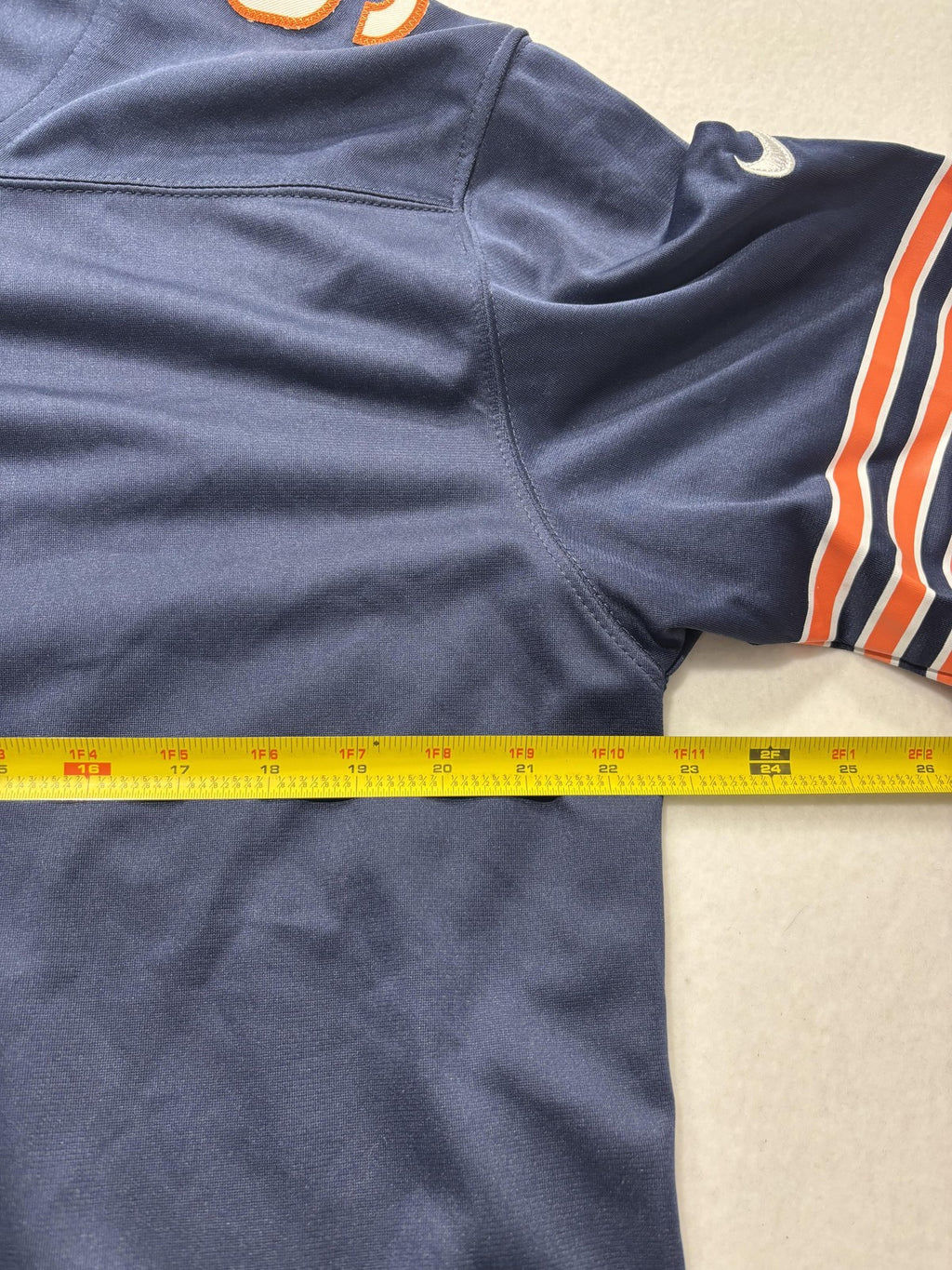 Chicago Bears Jersey Mens Large Navy Blue NFL Football Nike BDN 9 On Field