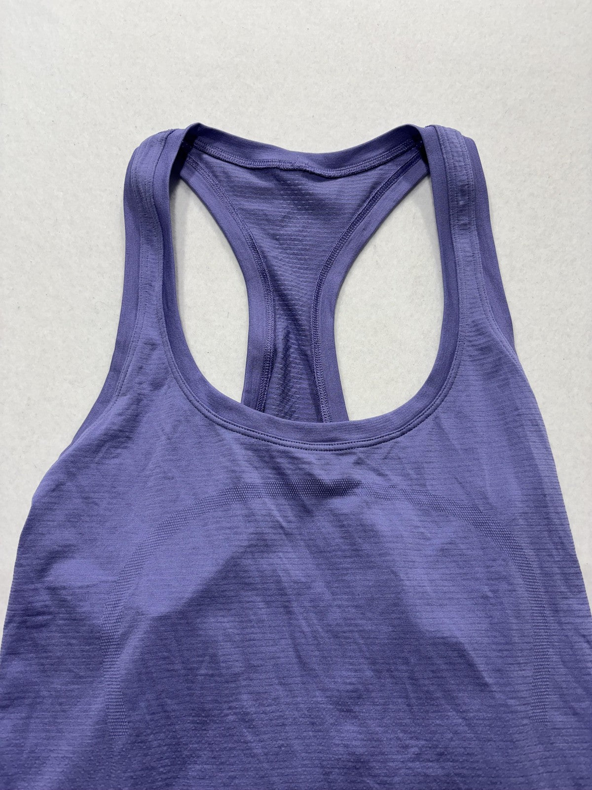 Lululemon Tank Womens Small Purple Racerback Seamless Knit Athletic Top