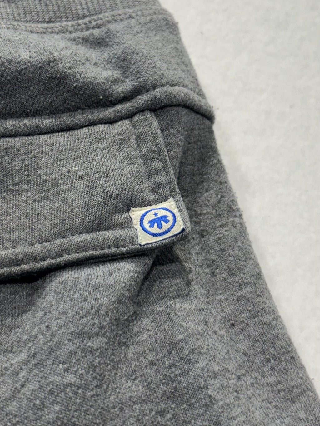 Monument Jogger Pants Mens Medium Gray Fleece Cargo Elastic Waist Pockets