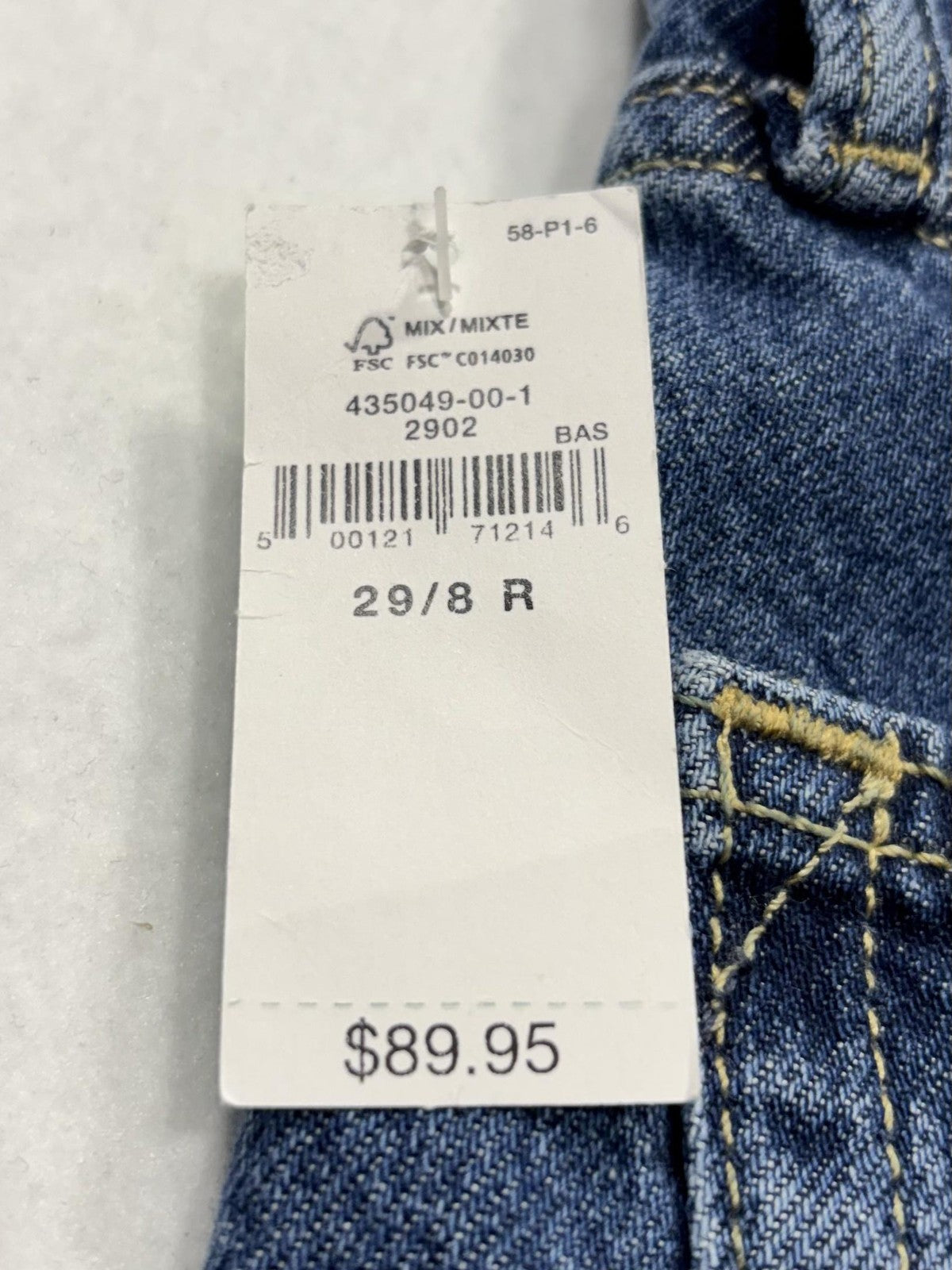 Gap Baggy Mid Rise Jeans Womens 8R Blue Medium Wash Wide Leg Distressed 29x29.5