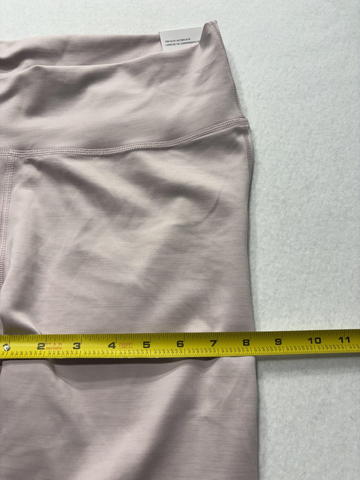 Nike Yoga Leggings Womens XL Pink Dri-FIT High Rise 7/8 Length Ankle Training