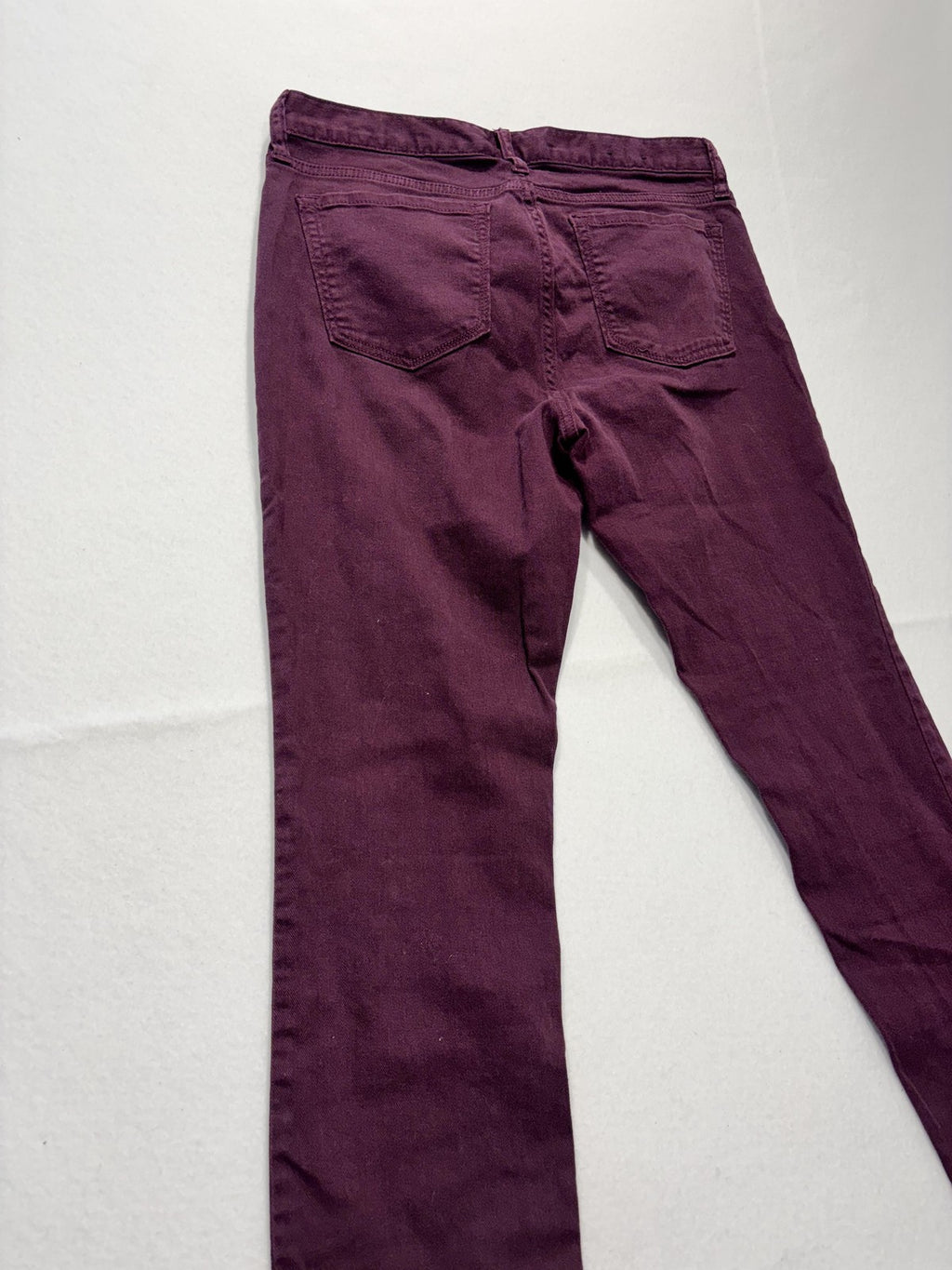 Banana Republic Skinny Jeans Womens 6 Purple Dark Wash Mid Rise Stretch 29x30