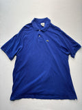 Lacoste Polo Shirt Mens 4XL Blue Classic Fit Pique Cotton Short Sleeve Logo