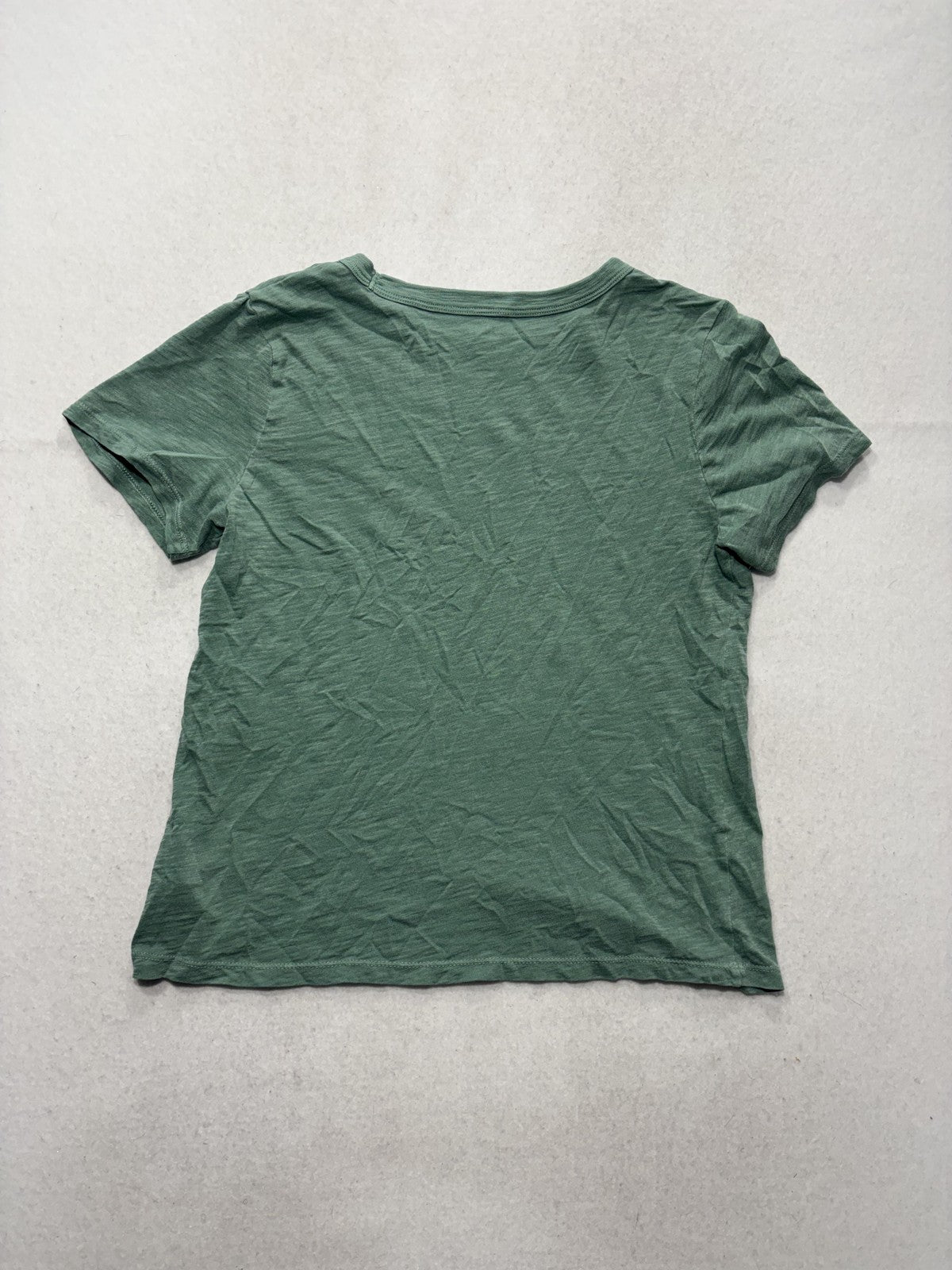Old Navy Everywear Shirt Womens Small Green Crew Neck Short Sleeve Tee Casual