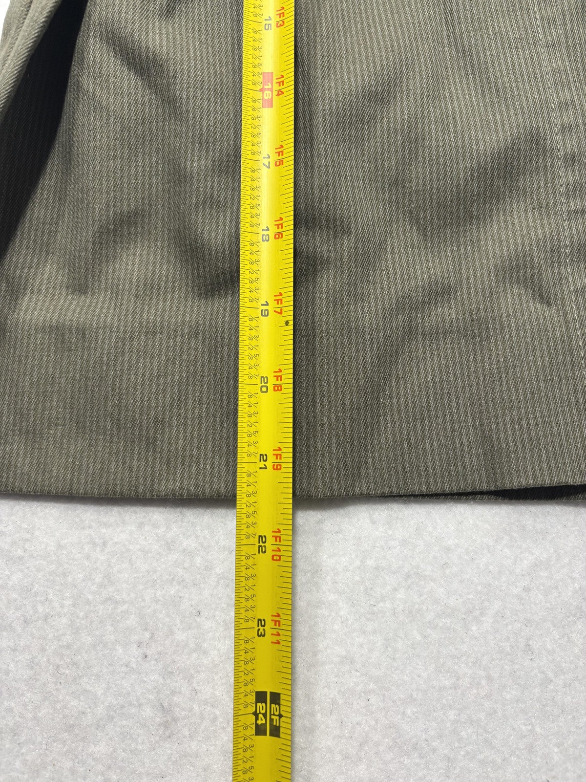 Marc By Marc Jacobs Skirt Womens 6 Green Twill Buckle Pleated A Line Knee Length