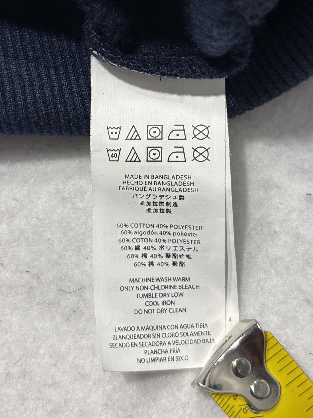 Michael Kors Sweatshirt Mens Small Blue Fleece Crew Neck MK Logo Pullover