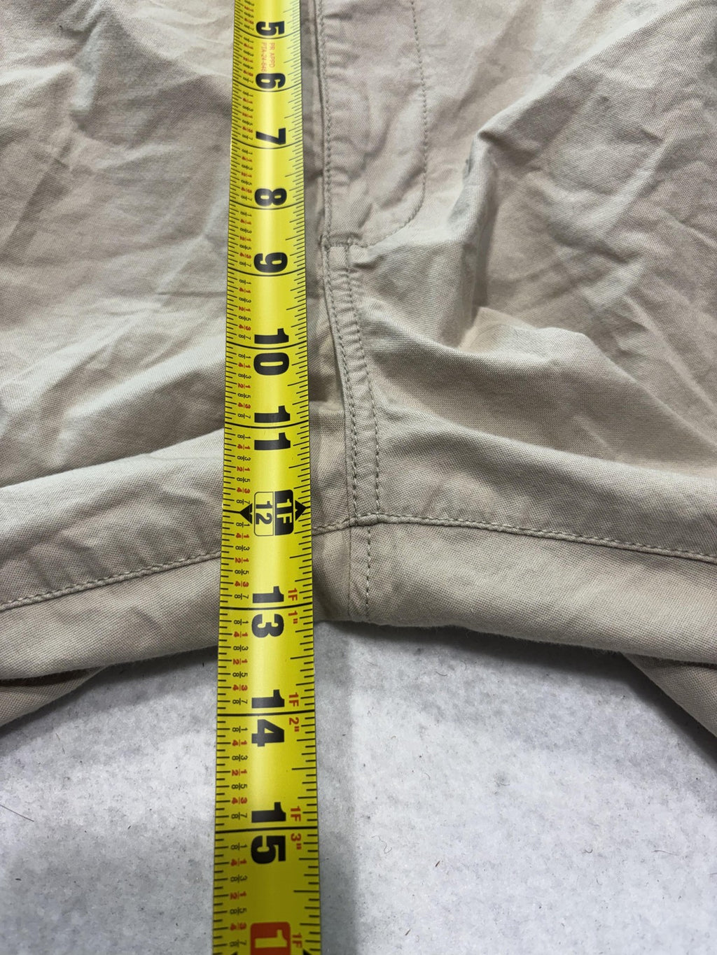 Dockers Chino Shorts Mens 38 Beige 8" Inseam Flex Comfort Stretch S96711