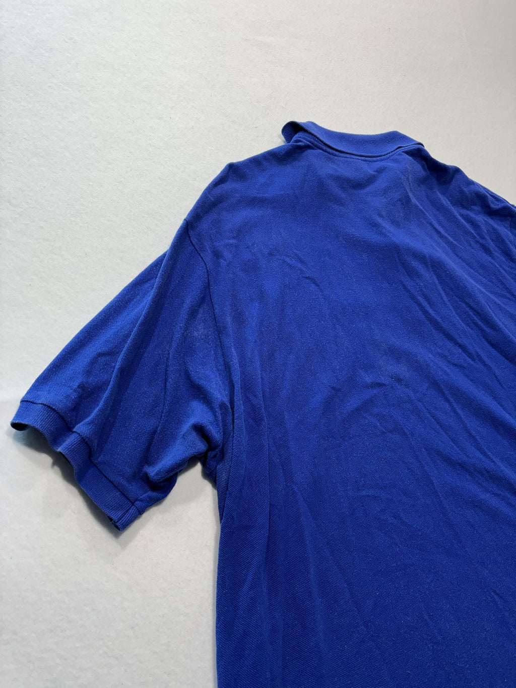 Lacoste Polo Shirt Mens 4XL Blue Classic Fit Pique Cotton Short Sleeve Logo